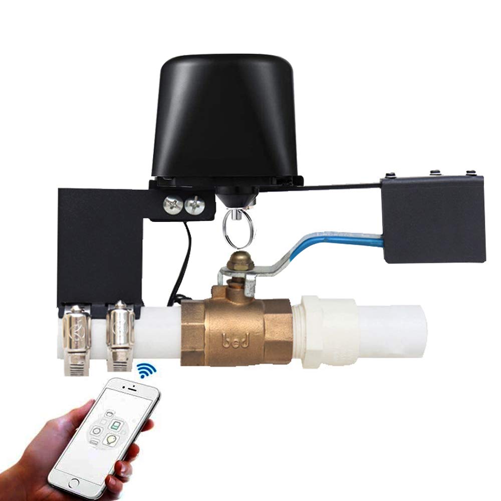 LgowithU Smart Water Valve WIFI/Bluetooth Wasserventil Steuerung, Sprachsteuerung Wasserventil Kompa
