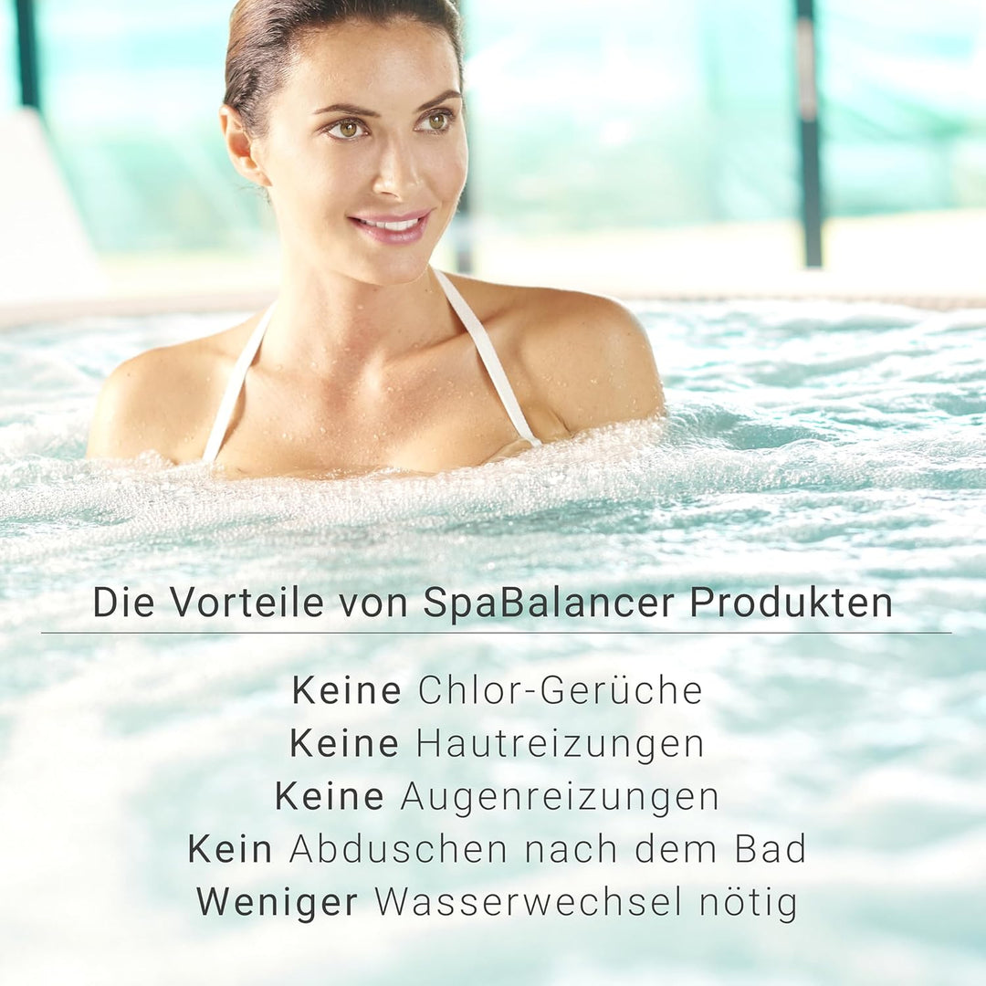 SpaBalancer Filter Clean Classic 1 L flüssig, Filterreiniger für Whirlpool, Spa und Pool, löst Fett,