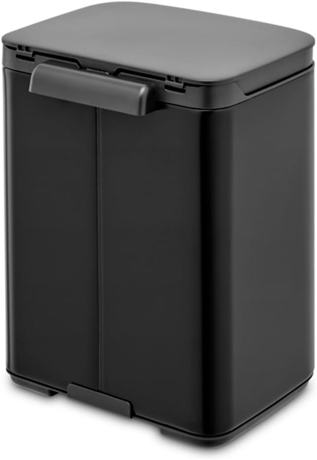 Brabantia - Bo Abfalleimer 4L - Abfalleimer klein & stilvoll - Leicht zu öffnender, sanft schliessen