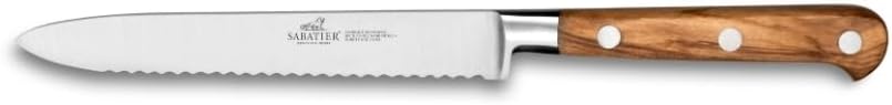 Lion sabatier 832985 Provençao Messer für Gemüse und Obst, Wellenschliff, 12 cm