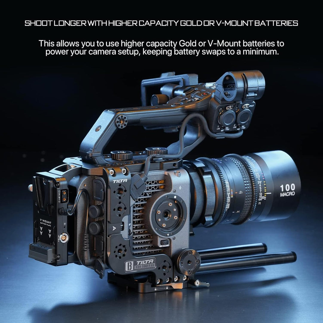 Tilta Batterieplatte kompatibel mit Sony FX6 V-Mount Adapter ES-T20-BTP-V Battery Plate, Battery Pla