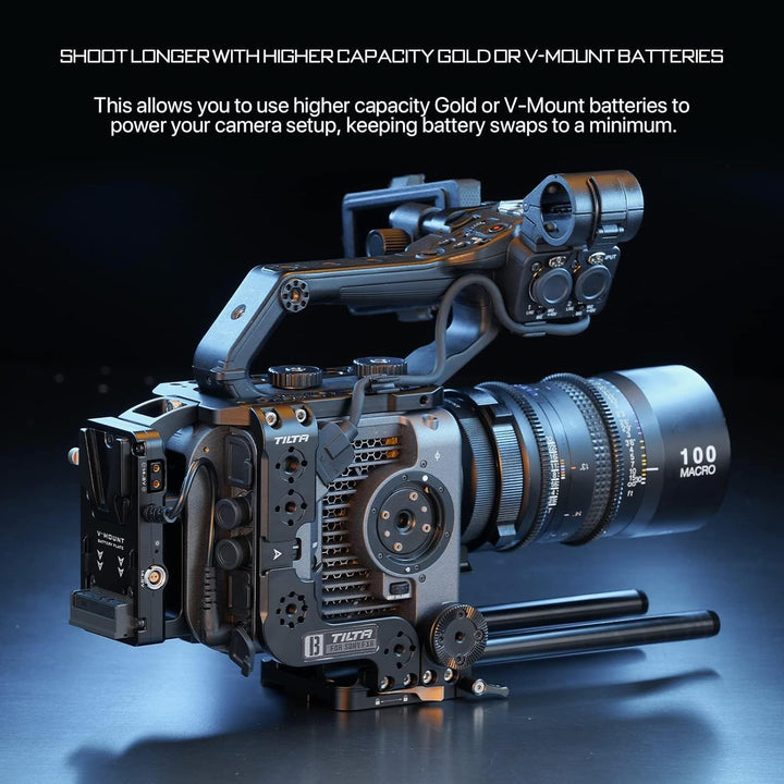 Tilta Batterieplatte kompatibel mit Sony FX6 V-Mount Adapter ES-T20-BTP-V Battery Plate, Battery Pla