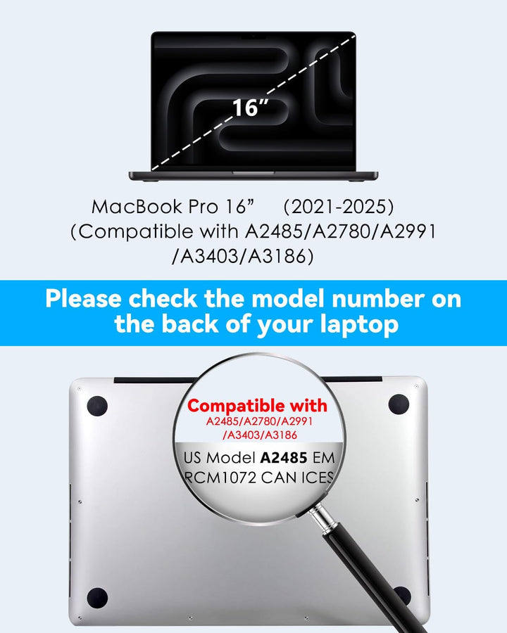 CloudValley Magnetischer Blickschutzfilter für MacBook Pro 16/16.2 Zoll (2021-2025, M1/M2/M3/M4 Chip