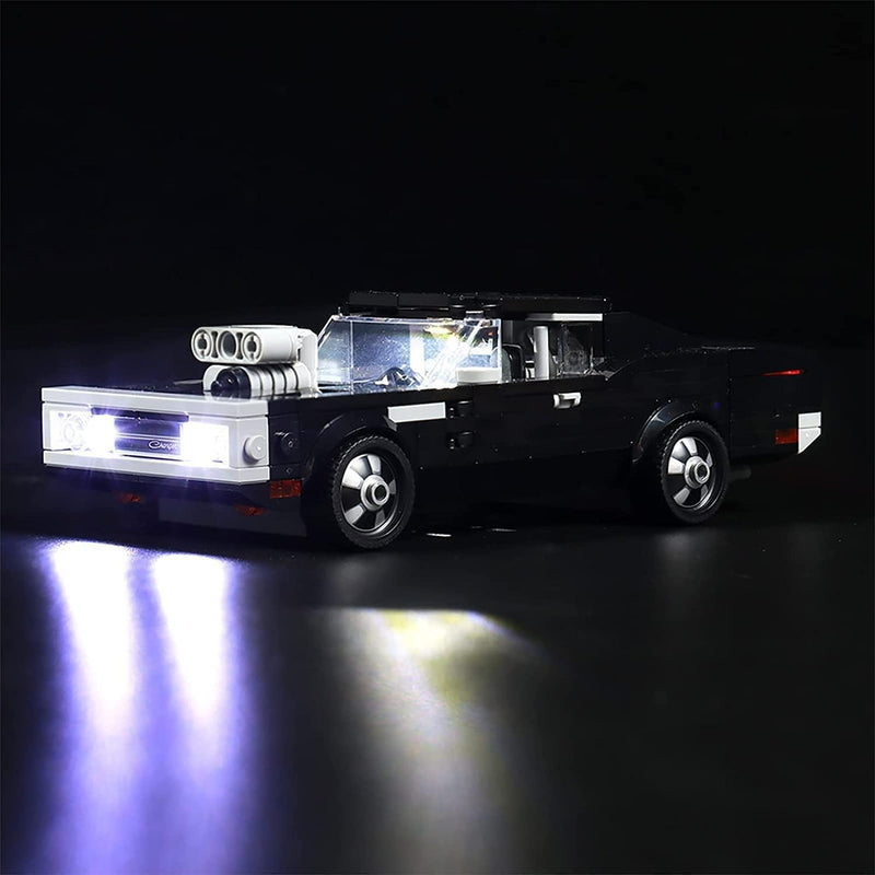 Led Licht Set Kompatibel mit Lego Speed Champions Fast & Furious 1970 Dodge Charger R/T, Dekorations