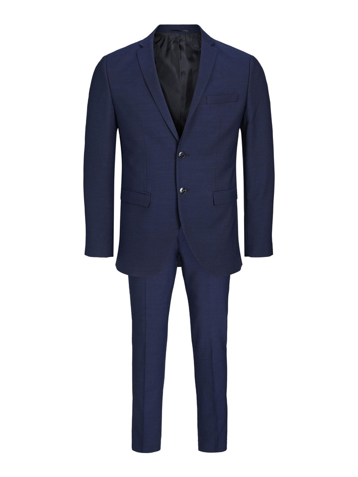 JACK & JONES Male Einreihiger Blazer und Hose JPRSOLARIS Super Slim Fit Anzug 46 Medieval Blue, 46 M