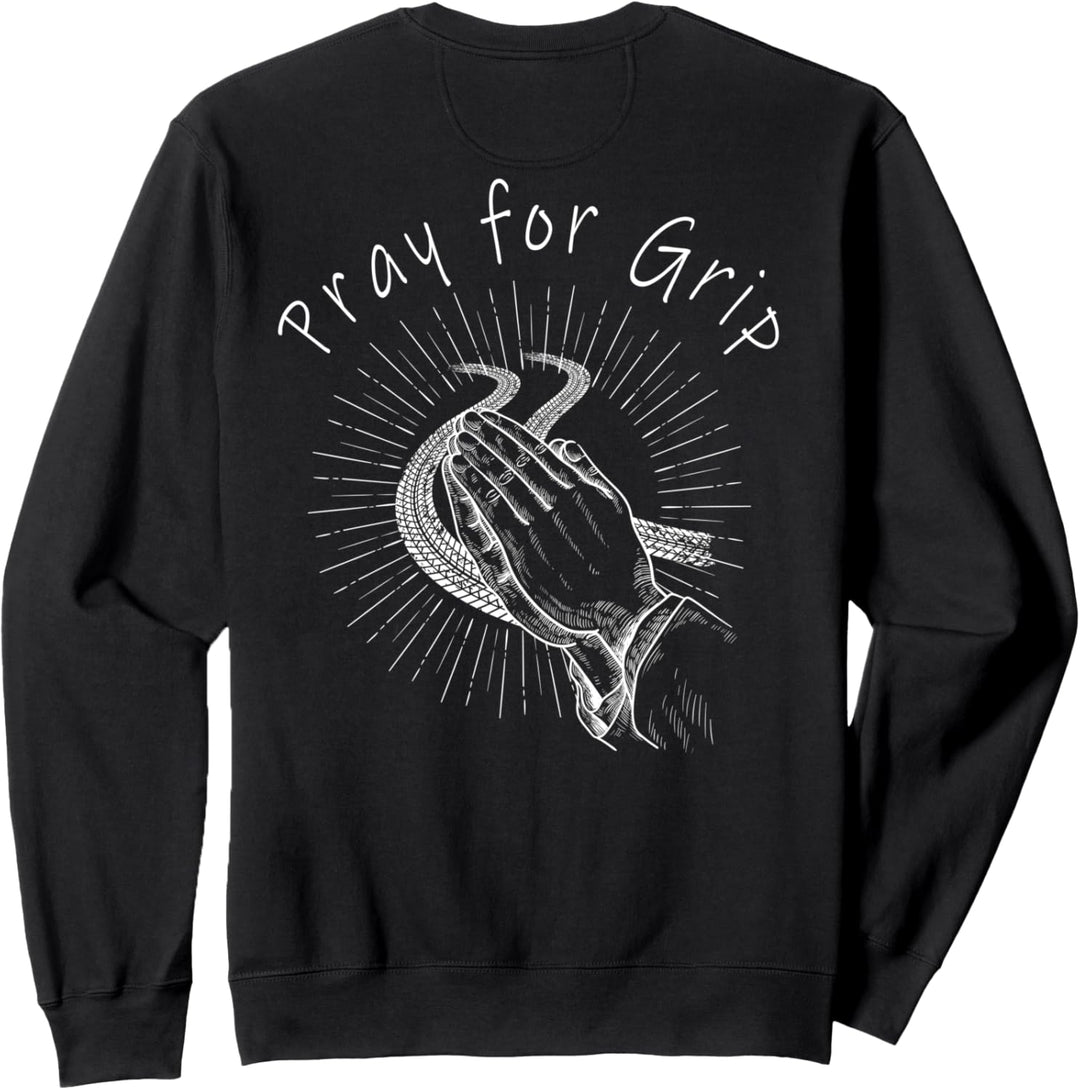 BACKPRINT Pray for Grip Boost Driften Motorsport JDM Tuning Sweatshirt