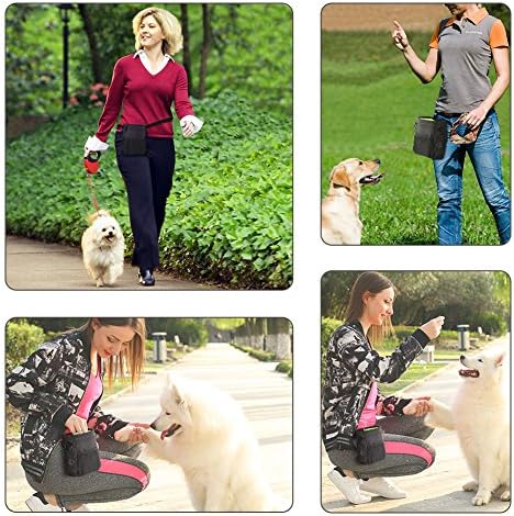 Pet Treat Bag Hund Training Gehorsam Tasche für Kleinigkeiten, Schulter Taillengurt mit integriertem
