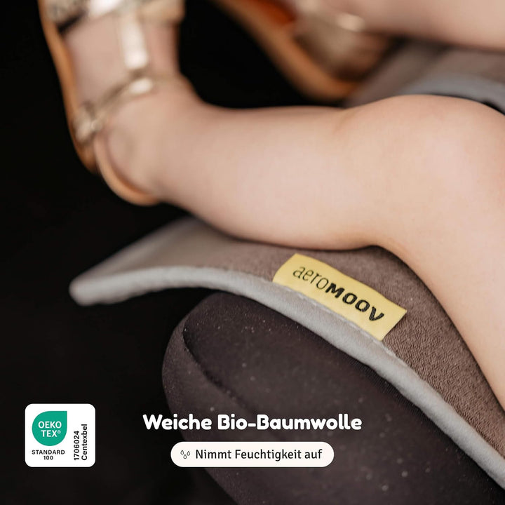 Aeromoov - Baby Sitzauflage Air Layer - Einlage Für Autositz oder Kinderwagen - Gruppe 2/3 mit Beine