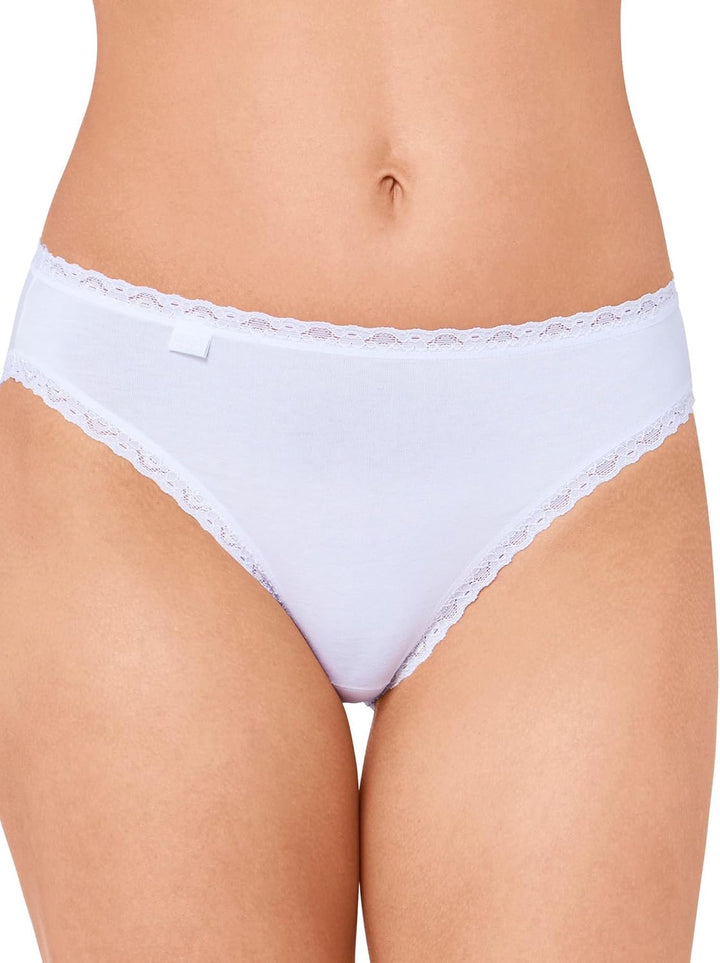 Sloggi - 24/7 Cotton Lace - Tai Slip - 3er-Pack Basic/Running Style (NOS) 38 Weiss, Basic/Running St