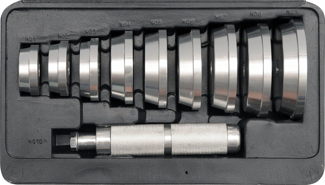 BEARING RACE AND SEAL DRIVER SET 10PCS