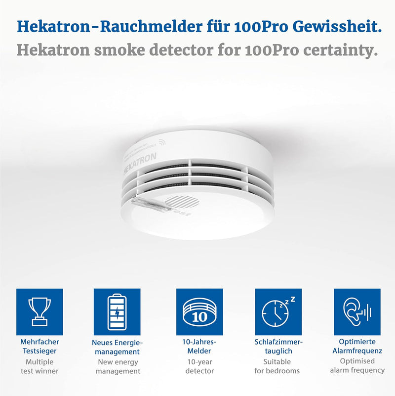 Funkmodul Basis X für Hekatron Genius Plus X Rauchwarnmelder – Anschluss von bis zu 20 Rauchwarnmeld