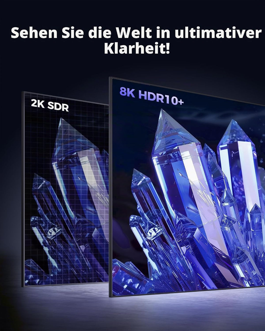 Silkland 10K 8K HDMI 2.1 Kabel 12m, HDMI Kabel 4K@144Hz/120Hz 8K@60Hz, eARC, HDR10, 48Gbps, HDCP2.3