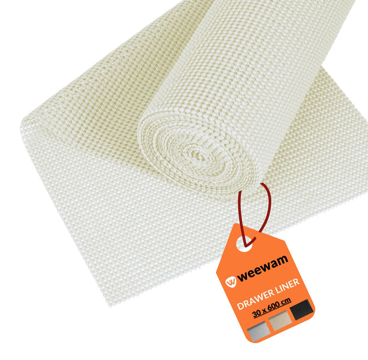 Schubladenmatte 30 x 600 cm| Antirutschmatte Schubladen, Eva-Material Zuschneidbar Schubladen Einlag