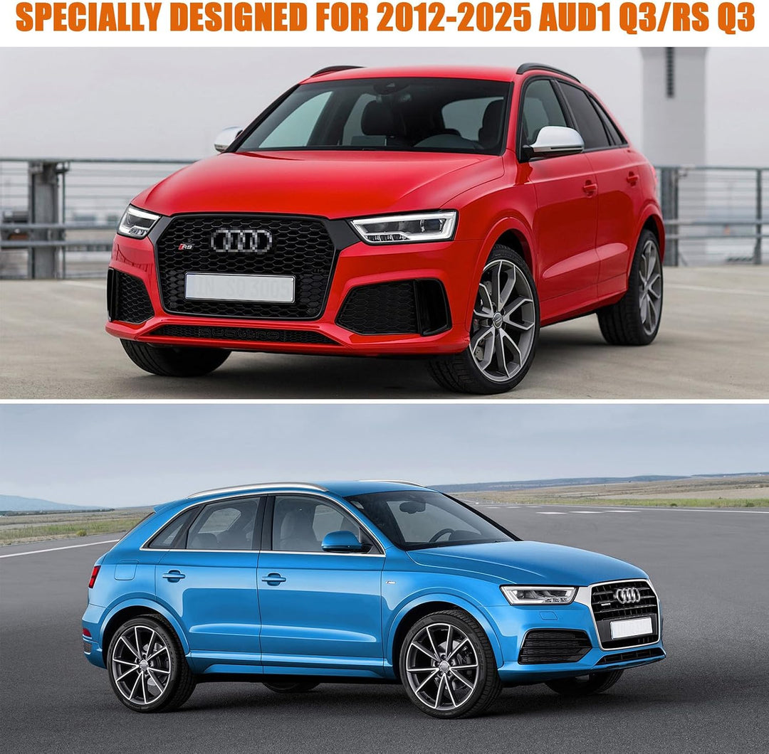 wasserdichte Autoabdeckung, Ersatz für Audi Q3 2012–2025, 6 Schichten, Allwetter-Vollgarage mit Reis