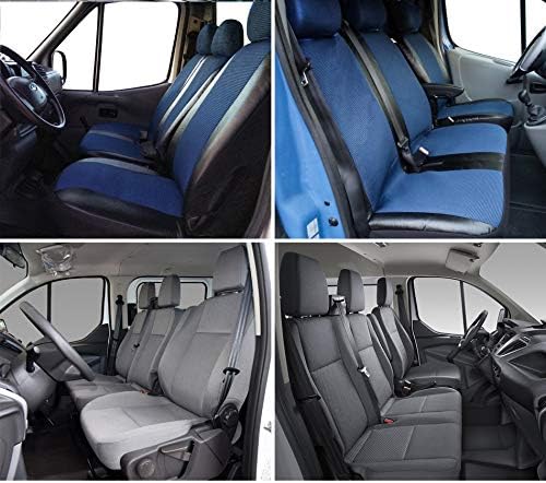 TOYOUN sitzbezüge Auto für Transporter Vordersitze 2+1 Universal Schonbezüge Sitzschoner Auto für Fa
