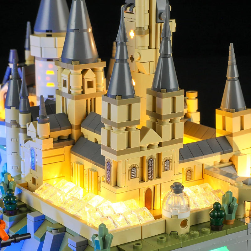 BRIKSMAX 76419 Led Licht für Lego Schloss Hogwarts mit Schlossgelände - Compatible with Lego Harry P