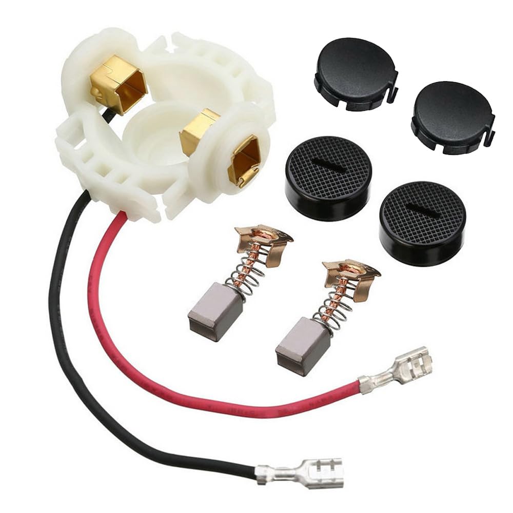 ChgImposs 7 Stück Kohlebürsten Halter Kappe für Makita BGA450 BGA452 DGA452, Kohlebürstenhalter Set