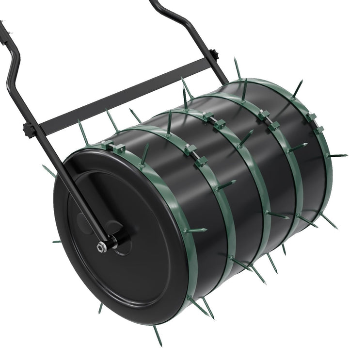 Rasen Aerator für Gartenwalze Walze Aerifizierer Rasenlüfter 5-TLG 40 cm 8 Dorn