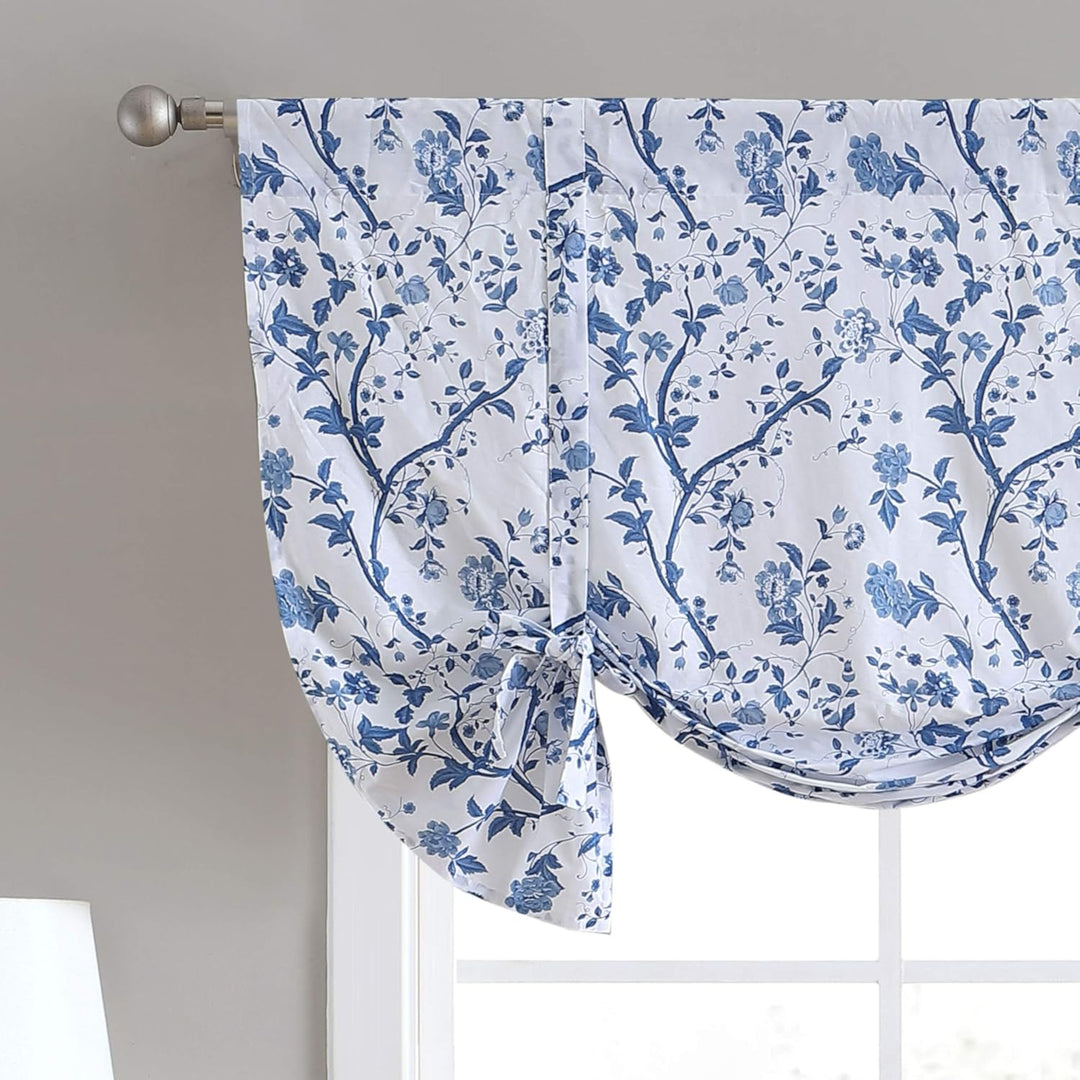 Laura Ashley Home Kollektion Elise Stilvoller Blumendruck Volant-Vorhang, schicke dekorative Fenster