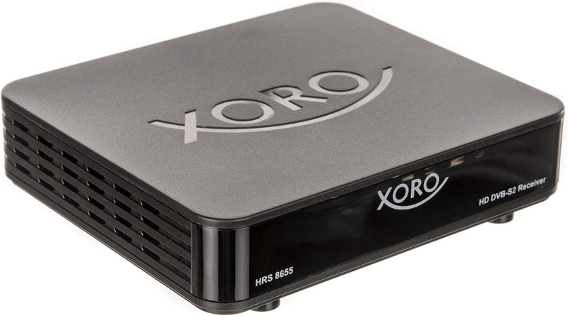 Xoro HRS 8655 HD‐Receiver für digitales Satellitenfernsehen (DVB‐S2), Schwarz