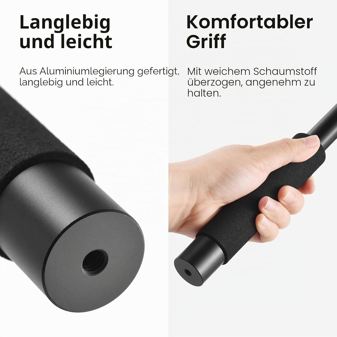 Andoer Ausziehbarer Mikrofonarm mit 6 Abschnitten – Galgen aus Aluminiumlegierung für Mikrofon-Schra