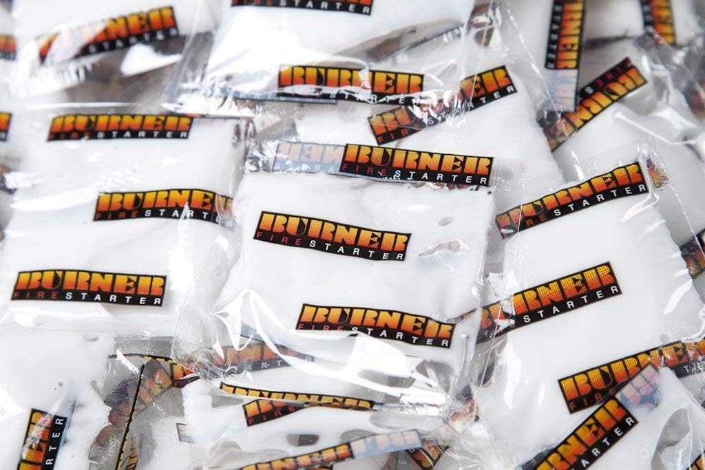 Burner kaminanzünder 200er dose - Die Original Kamin Anzünder für Kamine, Kaminöfen, Offene Feuer, G