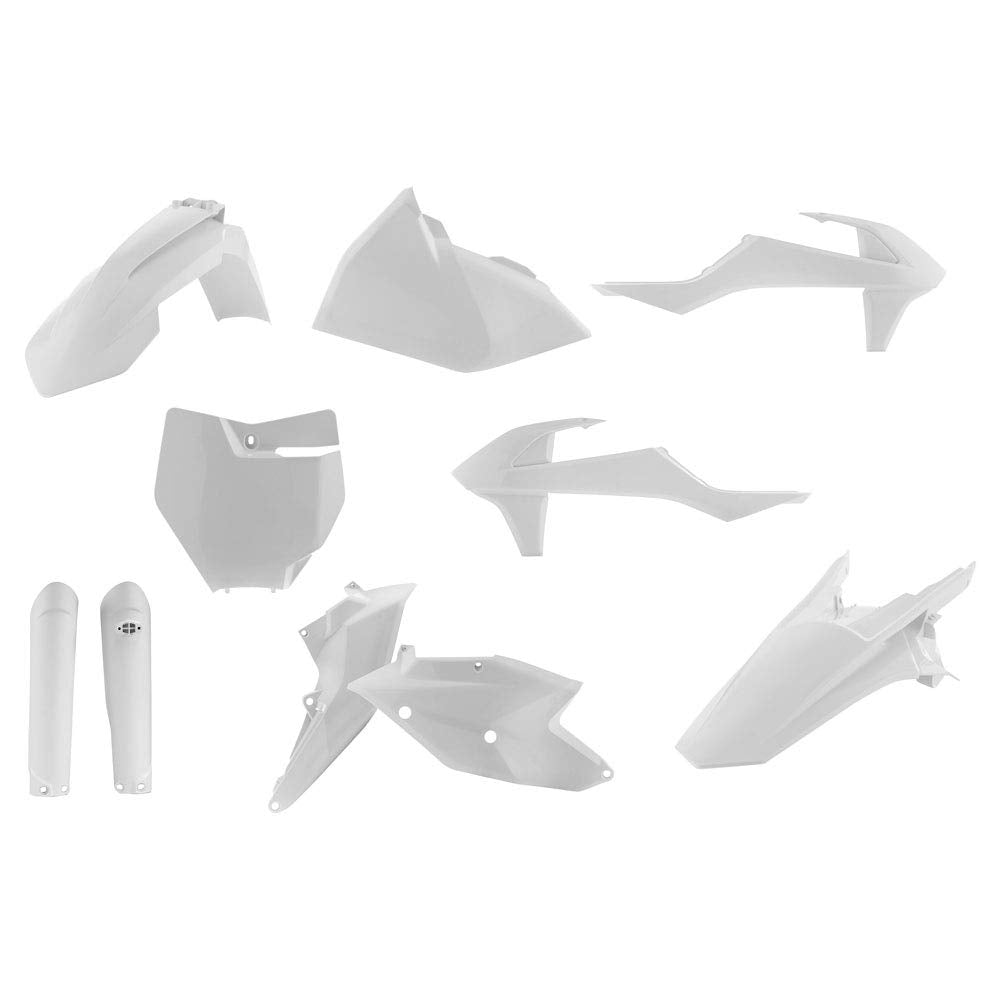 Acerbis 2421060002 Schutzbleche, Einheitsgrösse, Weiss, weiss