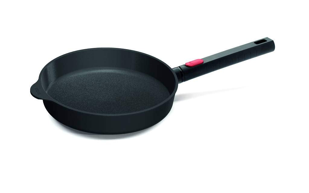 Norbert Woll Diamond Logic XR Induktion Gusspfanne Rund Aluminium Schwarz, Masse: 28cm x 28cm, 1528L