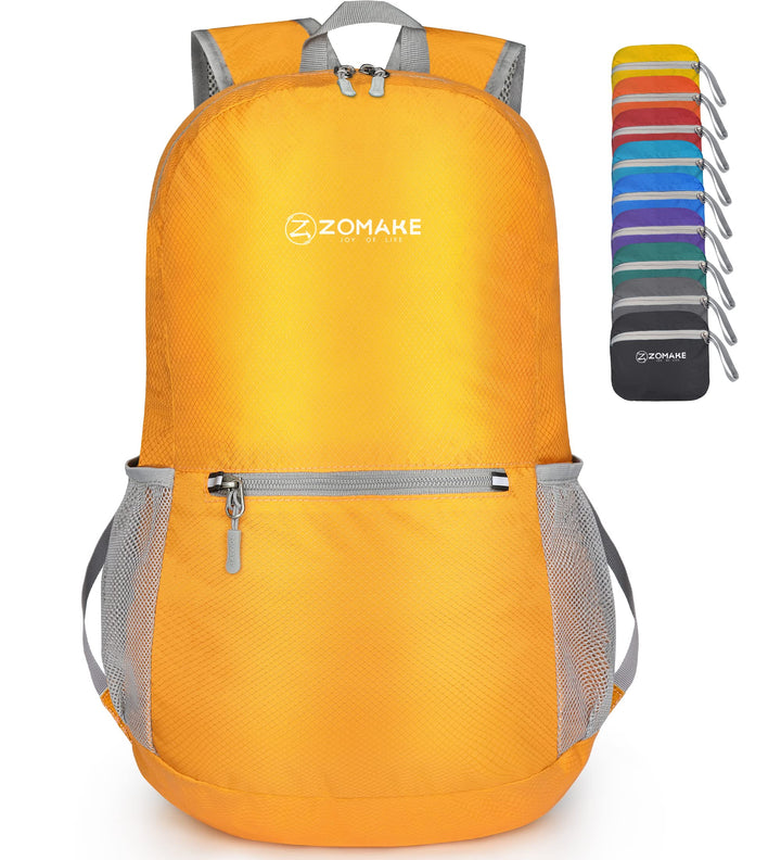 ZOMAKE Ultraleicht Faltbarer Rucksack Packbare Backpacks 20 L, Kleiner Faltbar Rucksäcke Wanderrucks
