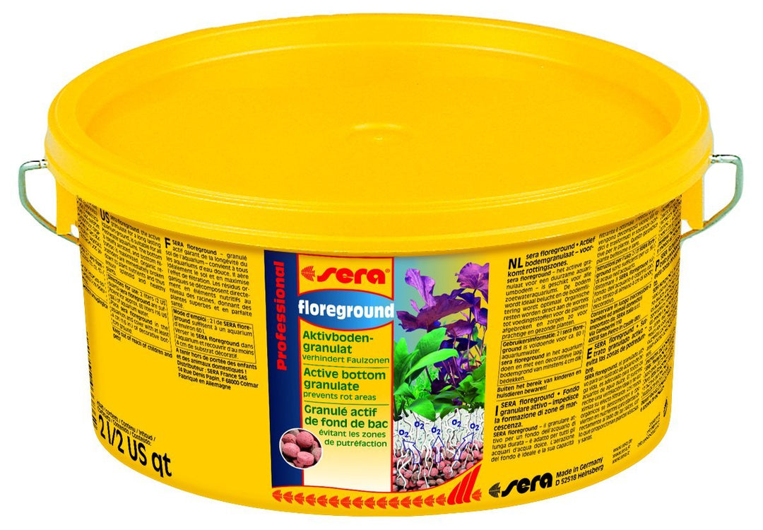 sera Professional floreground 2,2 L (1 kg) - Aktivbodengrund für einen langlebigen Aquarienboden, Bo