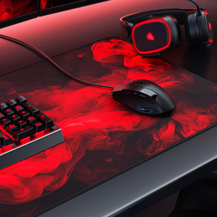 TITANWOLF - XXL Speed Gaming Mauspad 900 x 400mm - XXL Mousepad - Tischunterlage Large Size - verbes