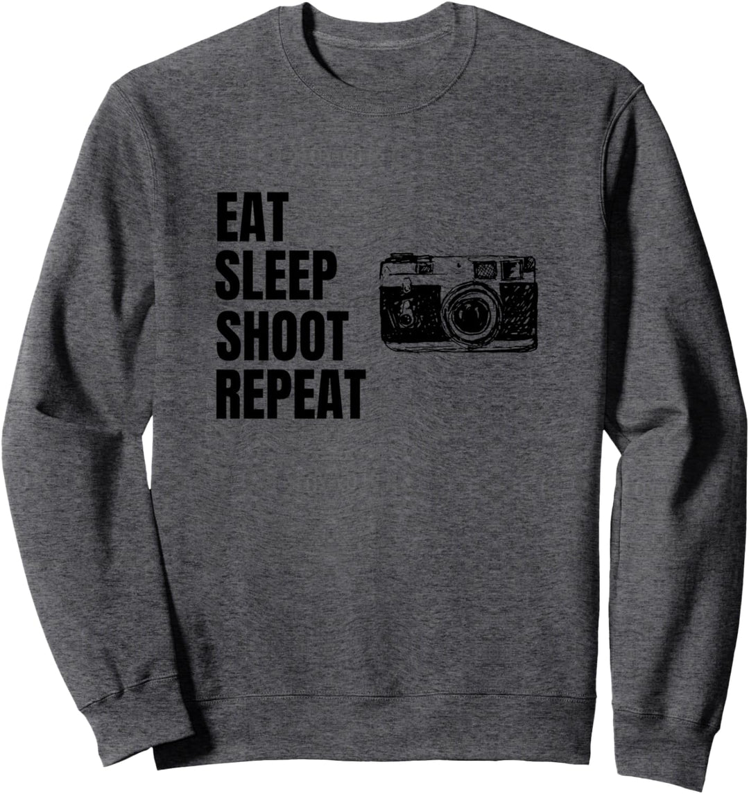 Photographer Eat Sleep Shoot Repeat Sweatshirt