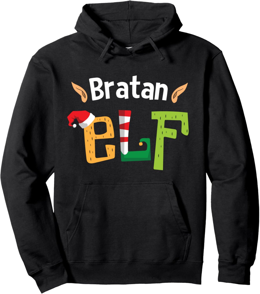 Bratan Elf Matching Family Christmas Bruder Weihnachten Elfe Pullover Hoodie