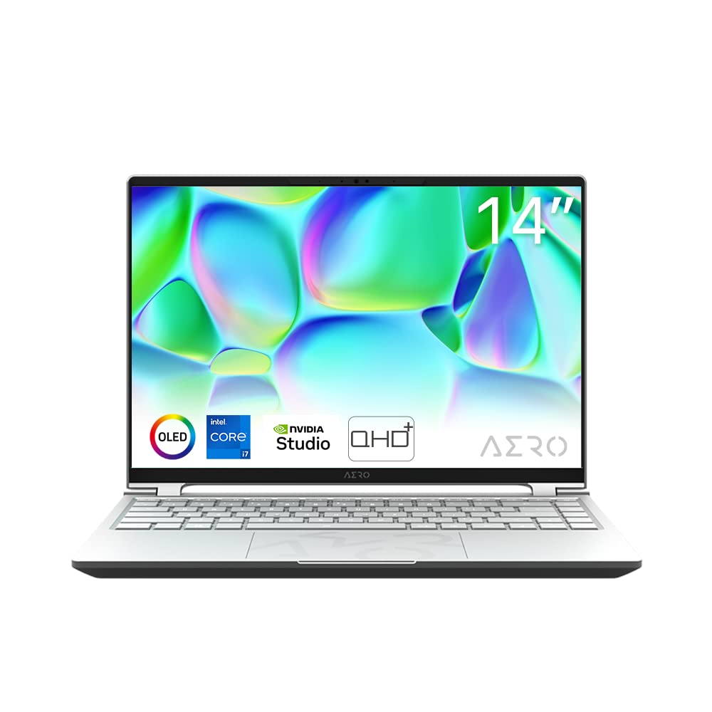 GIGABYTE AERO 14 OLED (BMF-72DEBB4SO) Creator Laptop | 14" 16:10 QHD+ OLED Display | Intel Core i7-1
