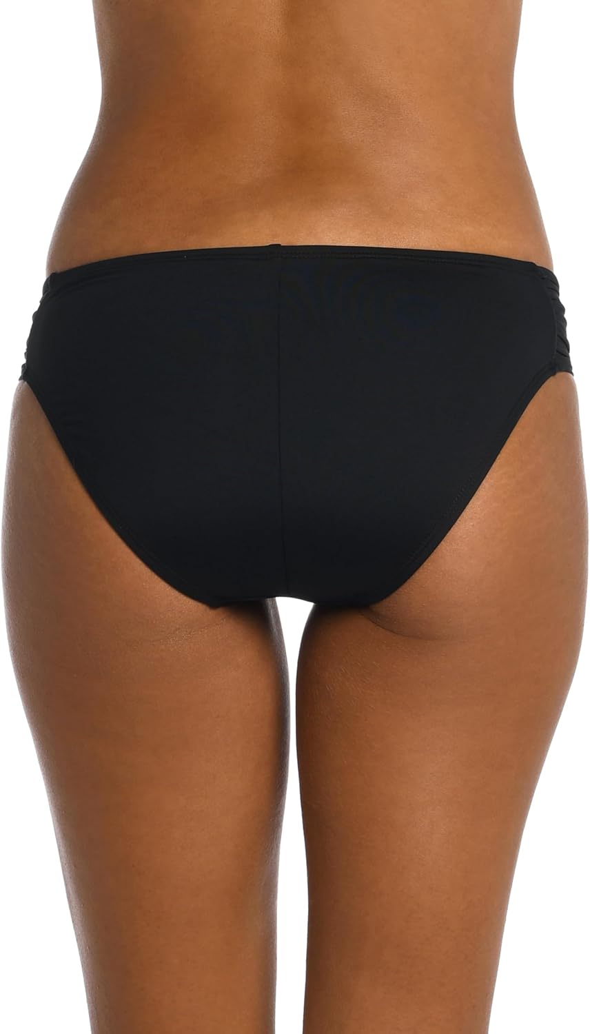 La Blanca Damen Side Shirred Hipster Swimsuit Bottom Bikini-Unterteile 36 Schwarz, 36 Schwarz