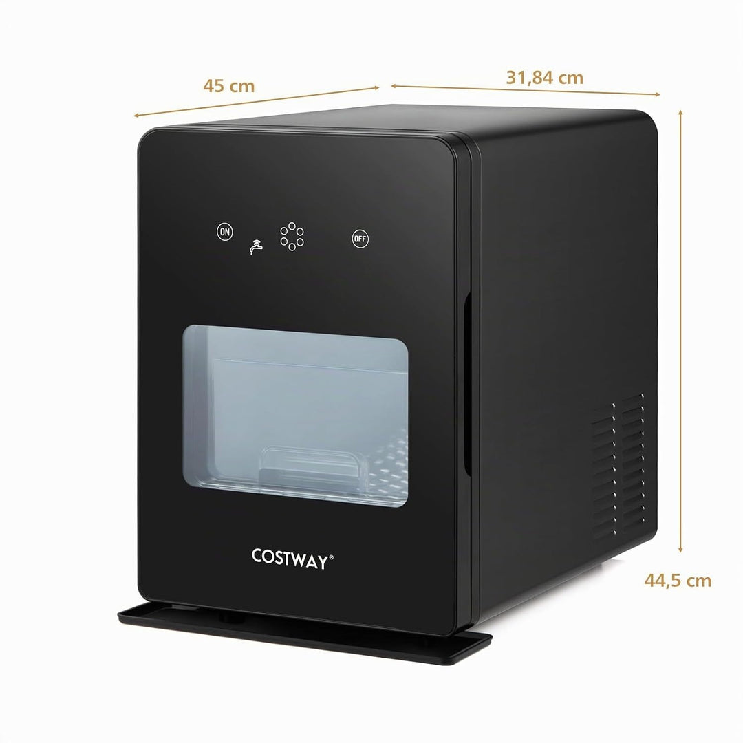 COSTWAY 5cm Eiswürfelmaschine für Eiskugeln, 150 Stück/Tag, 4 Kugeln/38-39 | Eiswürfelbereiter mit 1