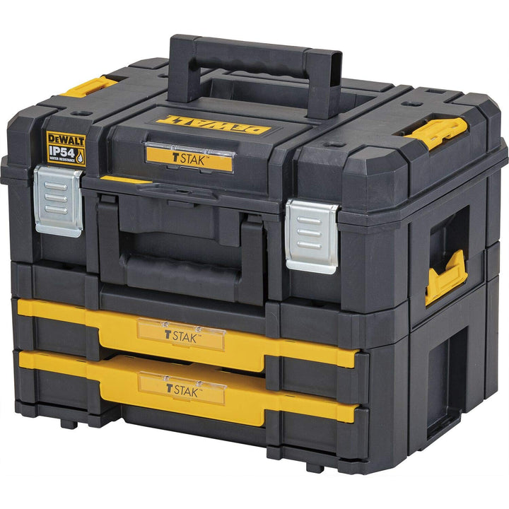 Dewalt T STAK Boxen Kombination DWST83395-1 (Kombination aus T STAK Boxen II und IV, IP54, anpassbar