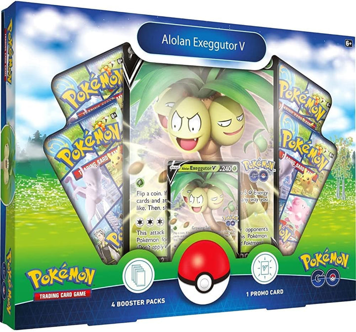 Pokémon GO Alolan Exeggutor V Collection Box - EN Einzeln, Einzeln