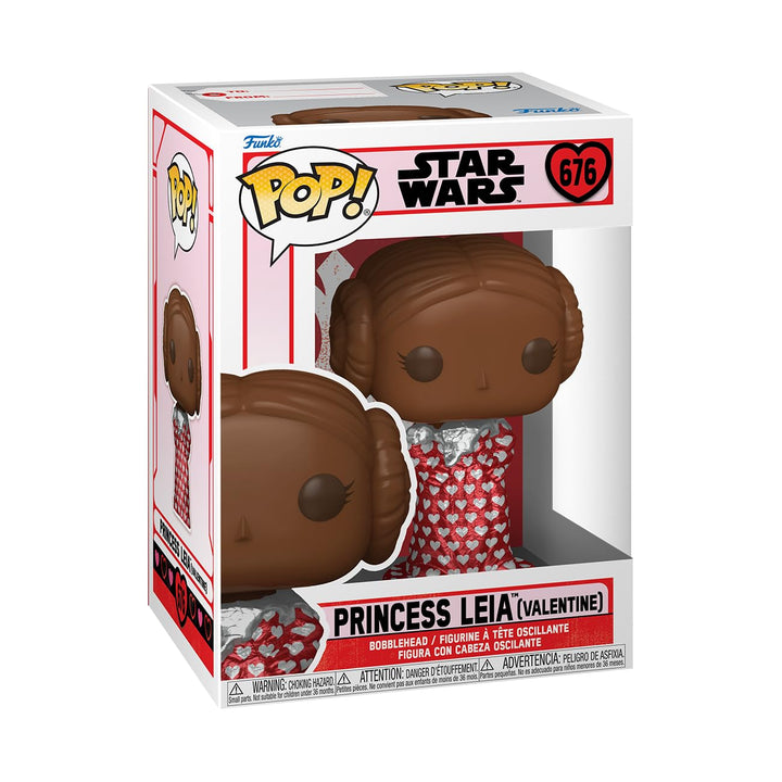 Funko POP! Star Wars: Leia Organa - (Val Choc) - Vinyl-Sammelfigur - Geschenkidee - Offizielle Hande