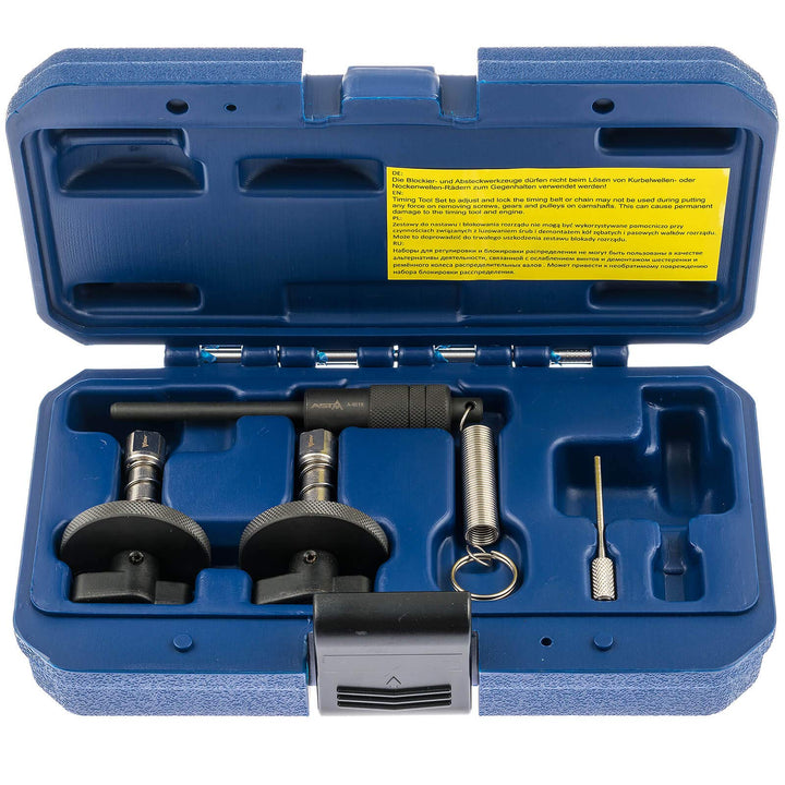 Asta A-8018 Motor Einstellwerkzeug geeignet für Opel 1.3 CDTi Nockenwellen- und Kurbelwelle Arretier