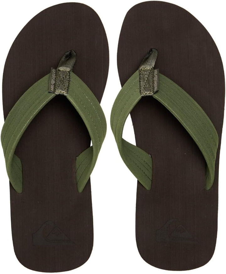 Quiksilver Herren Molokai Layback Sandale, Brown Brown Green
