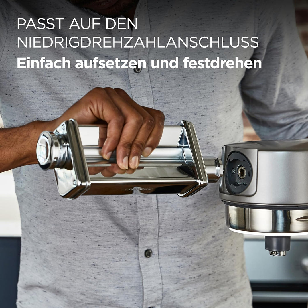 Kenwood KAX981ME Pasta-Schneideaufsatz Fettuccine, Küchenmaschinen-Zubehör, silber