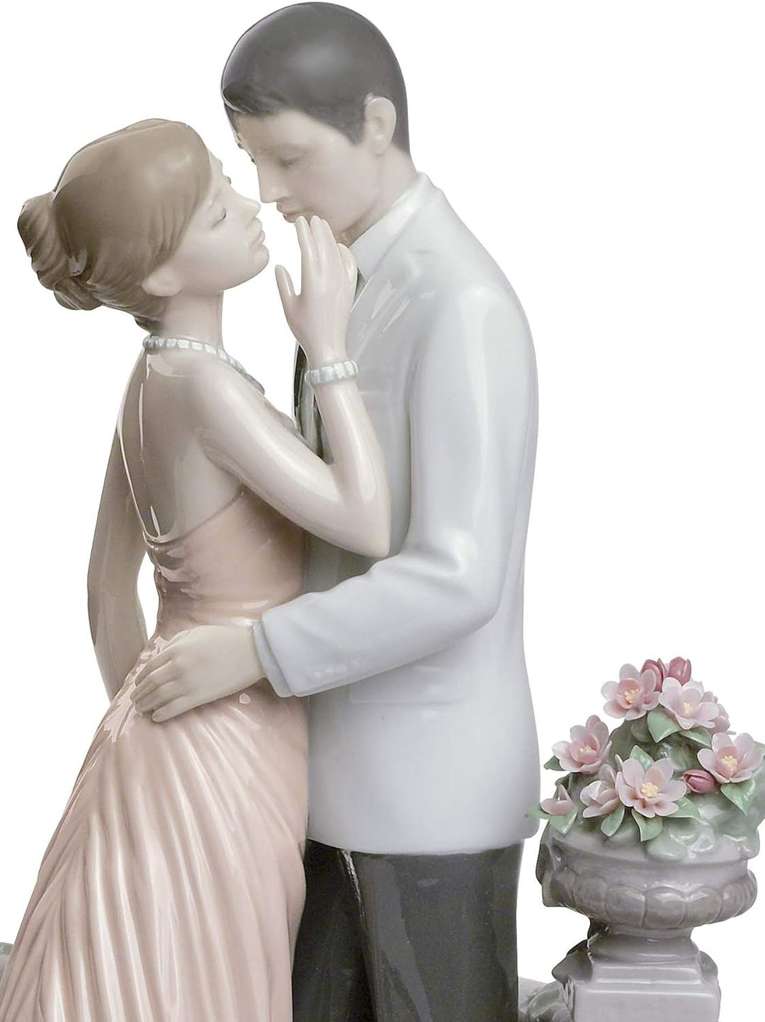 LLADRÓ Pärchen-Figur Liebe Im Mondschein. Limitierte Auflage. Paar. Porzellan.