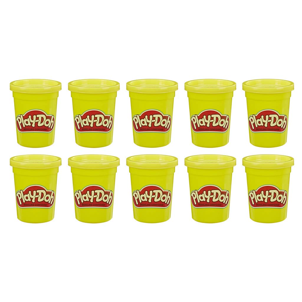 Play-Doh 12er-Pack mit gelber Spielknete, 112g-Dosen in recycelbarer Verpackung, Knete für fantasiev