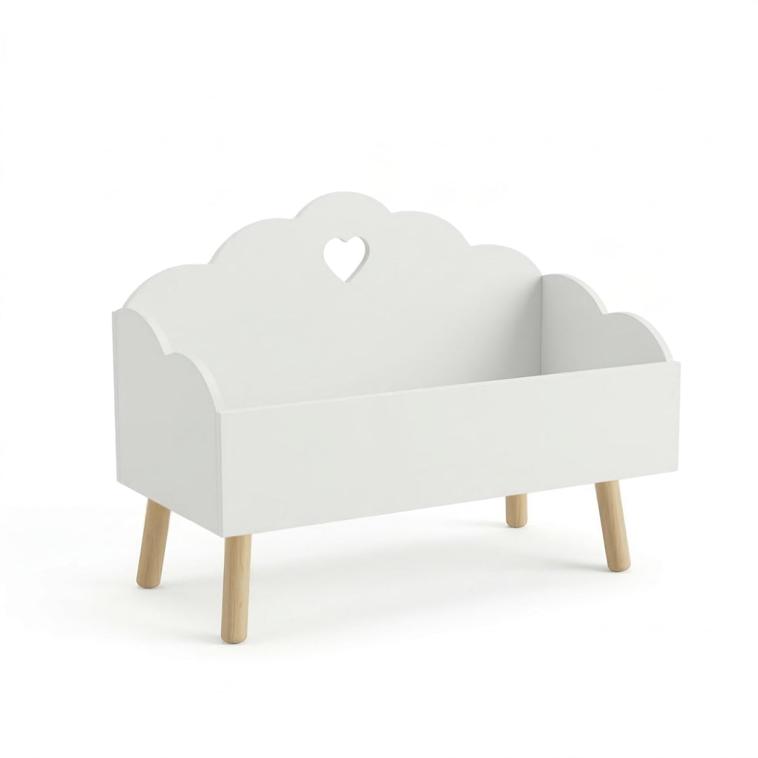 Spielzeugkiste mit Wolkenmotiv NUVU, 55 x 45 x 28 cm
