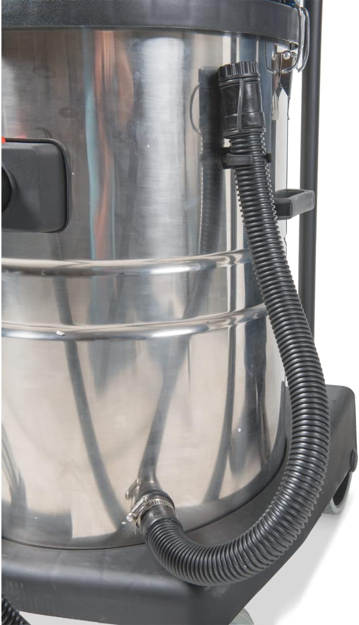 HEMMDAL Industriestaubsauger 1.500 W | 30 Liter | Kippfahrgestell | Nass-Trockensauger | Industriesa