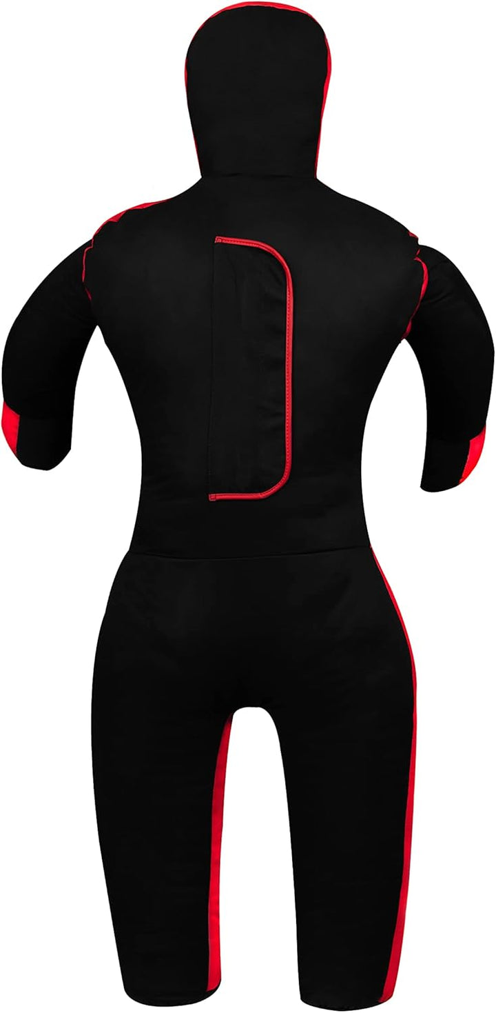 Lisaro Judo Dummy Schnuller Gr. 130/145/160/170cm | Box-Dummies | Canvac | schwarz-rot | UNGEFÜLLT |