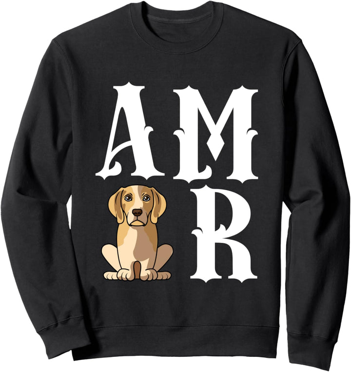 Lustige Spanisch Pudel Hund Liebe für Mama Sweatshirt