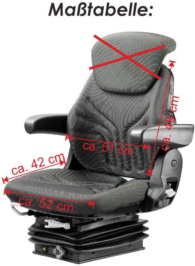 RAU Schonbezug/Sitzbezug für Landmaschinen/Traktor/Trecker/Schlepper/Bagger/Grammer Sitze FS7, FS7