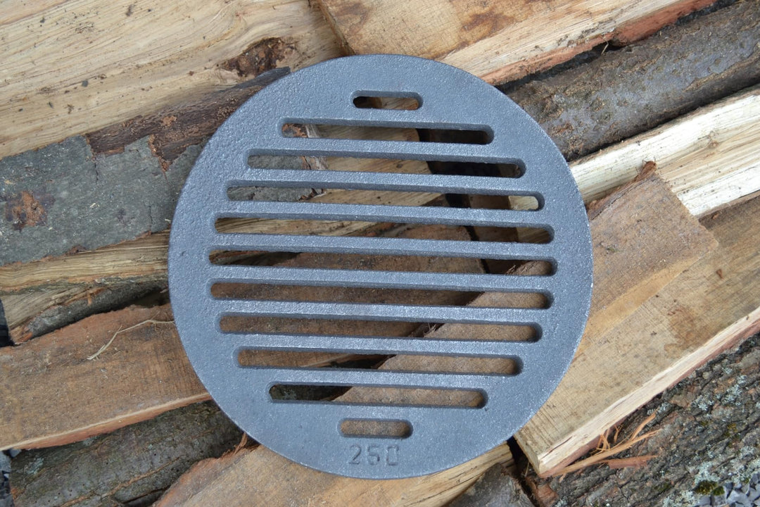 SEZAM Durchmesser Ø25 cm Gussrost Ofenrost Rundrost Ascherost Gussrost verschiedene Durchmesser, Kam